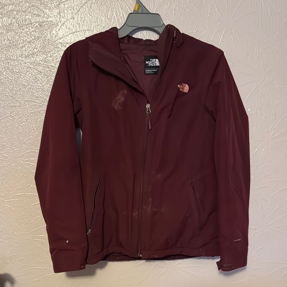 North Face Women's Deep Red 2-in-1 Ski Jacket